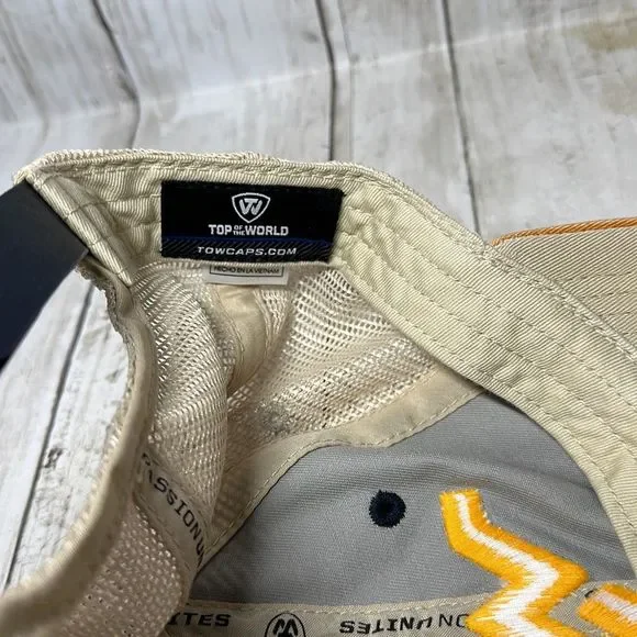 Men's Top of the World Navy West Virginia Mountaineers Offroad Trucker Adjustabl - Picture 9 of 11